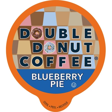 Double Donut Double Donut Flavored Coffee Blueberry-80 Ct WM-DD-RC-Blueberry-80